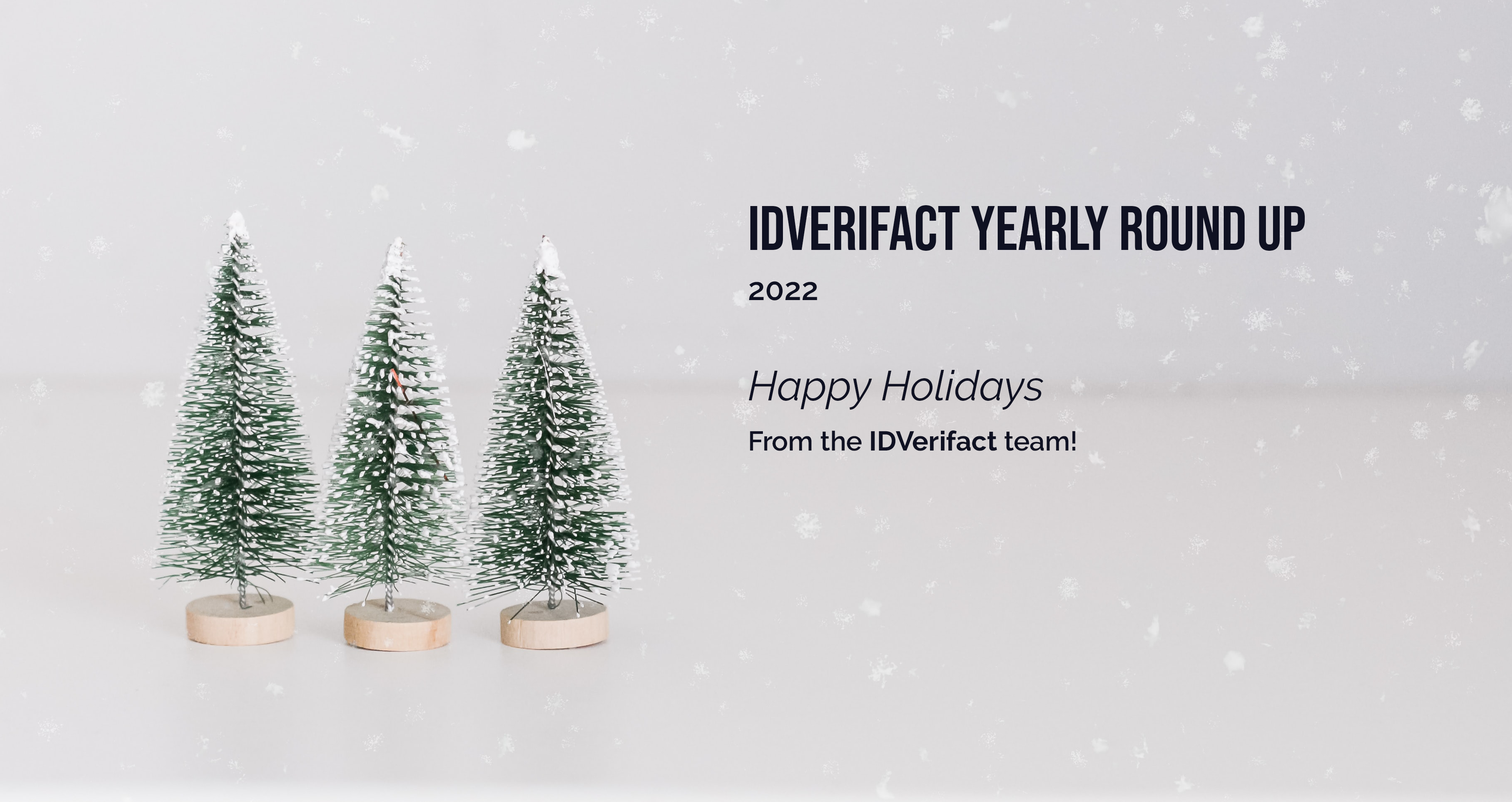 IDVerifact Yearly Round Up | Happy Holidays from the IDVerifact team!